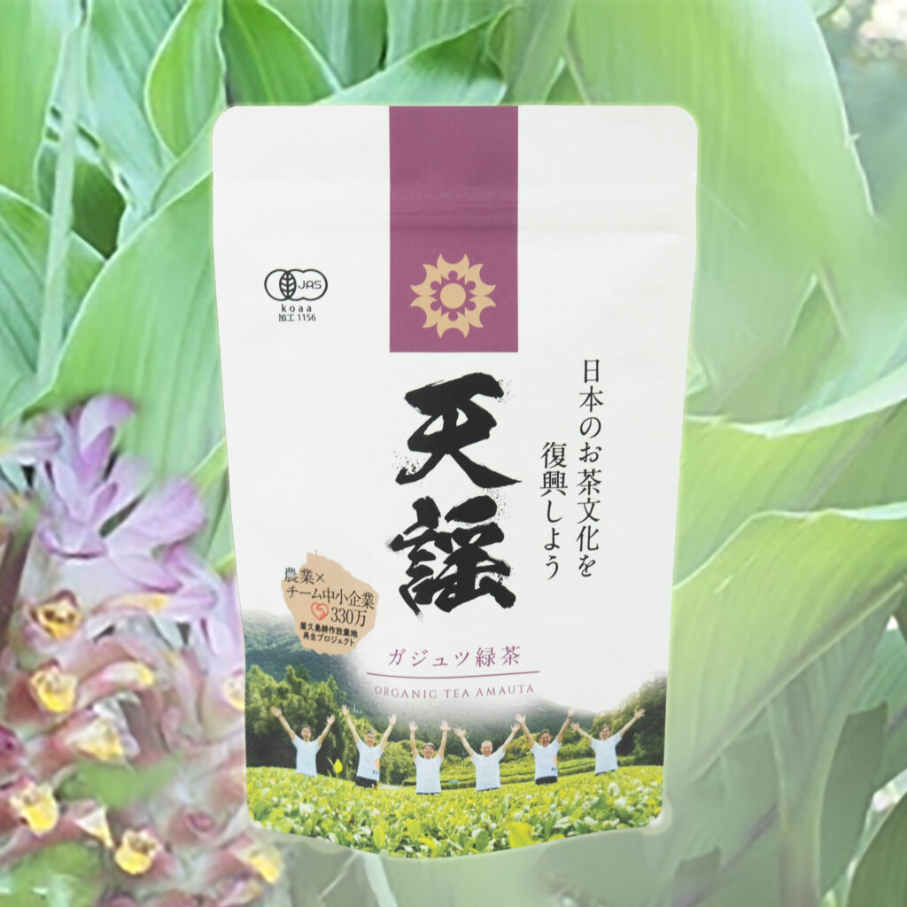 有機屋久島茶　天謡（あまうた）　ガジュツ緑茶