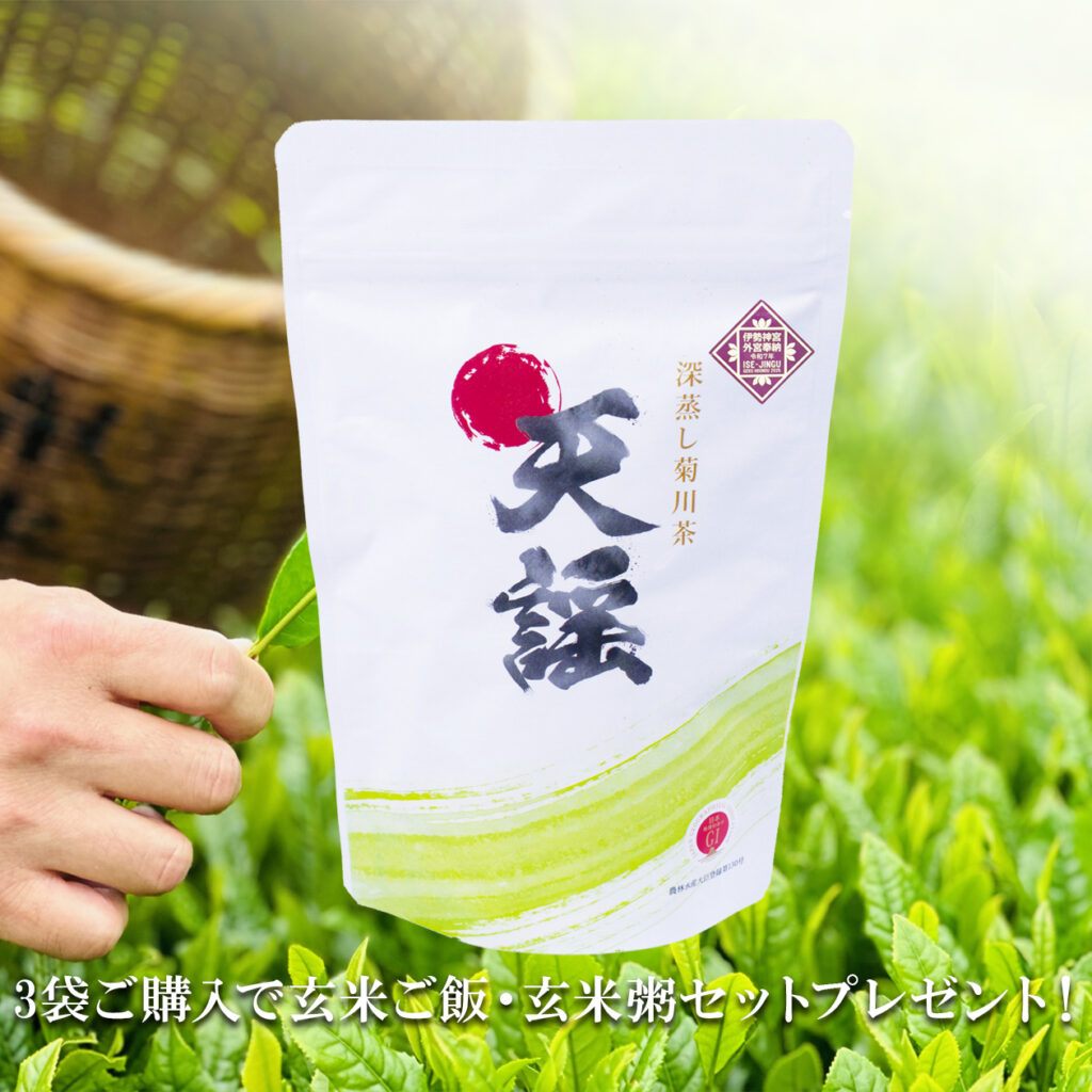 深蒸し菊川茶　天謡（あまうた）
